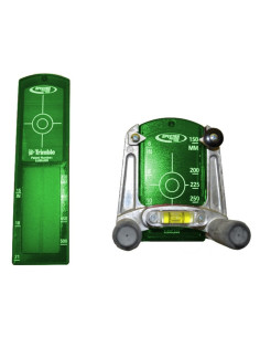 Terč pre vytyčovanie potrubí - červený