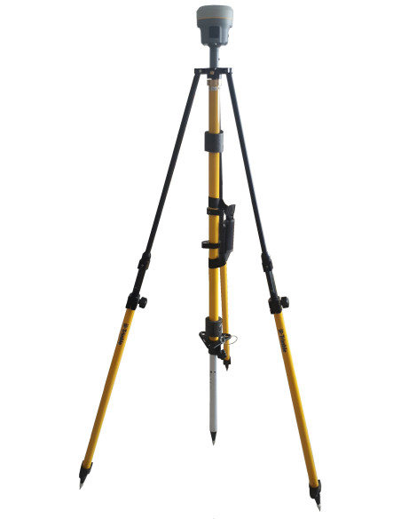 Tripod s centračnou tyčou pre stabilizáciu bázy
