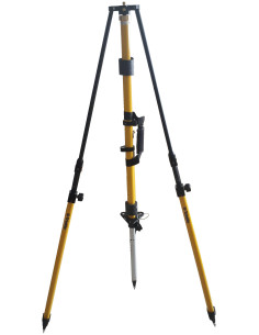 Tripod s centračnou tyčou pre stabilizáciu bázy