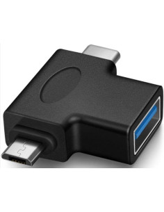 USB-C a Micro-USB OTG redukcia na USB 3.1 2