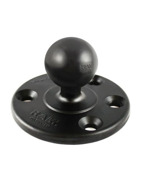 RAM Mounts Kruhová rukoväť s priemerom 93 mm s 3 otvormi po 120° s 1,5" guľovým čapom