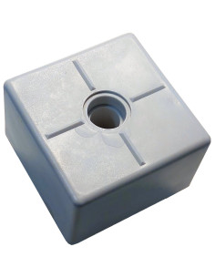 Katastrálna hlava 16x16 cm - biela