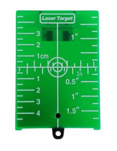 Červený terč pre bodové a líniové lasery