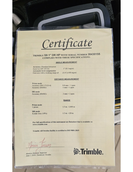 Trimble S9 HP 1" - bazar